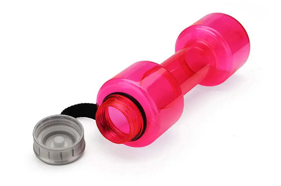 OBR 750ml Dumbbell Sports Water Bottle Whey Protein Powder Shaker Bottle Multi-functional Leakproof Drink Bottle With Rope