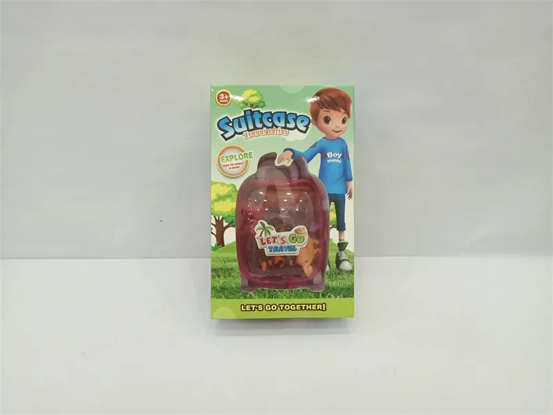 

Boy Imitation Dinosaurs Play House Travel Bar Storage Box Toy 3-6 a Year of Age Children Birthday Gift Set