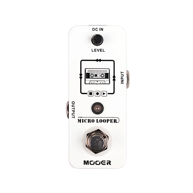 Mooer Micro looper мини-педаль с эффектом циклической записи макс. время 30 минут для