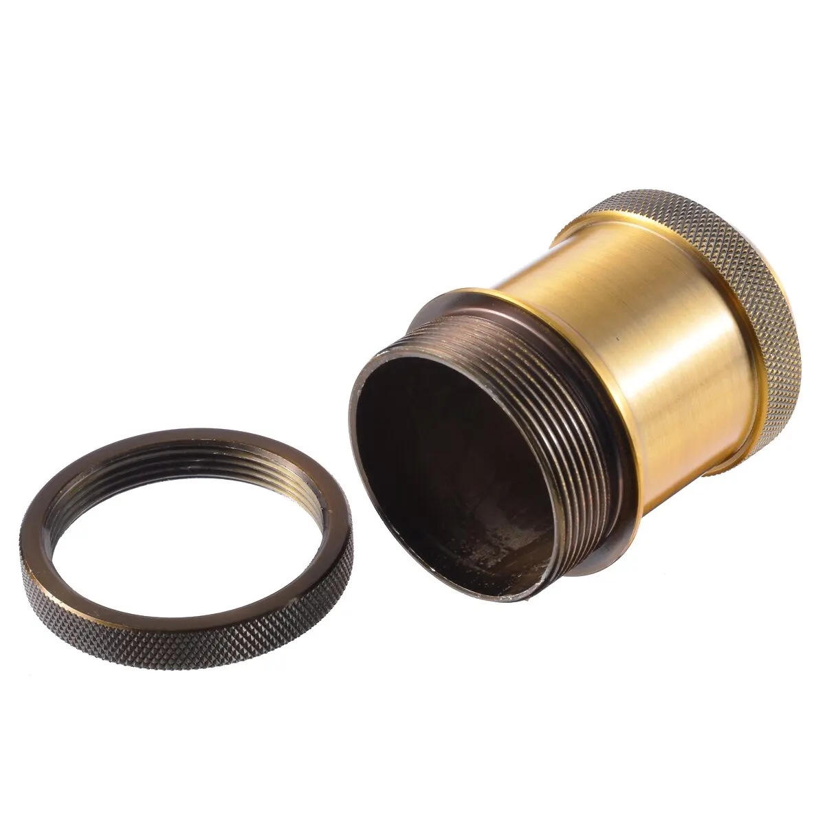 1pc Vintage E27 Screw Bulb Holder Aluminum Light Socket Keyless Lamp Base Holder for E27 Bulbs Pendant Lighting Socket