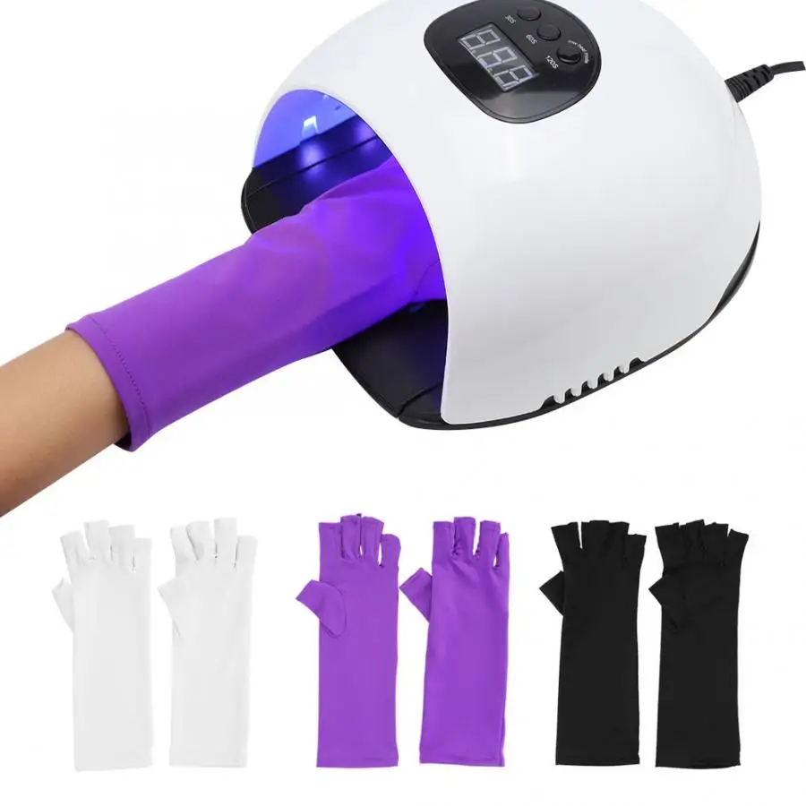 1 пара перчатки для защиты от радиации светодиодный Гель-лак для ногтей УФ-перчатки набор аксессуаров для дизайна ногтей