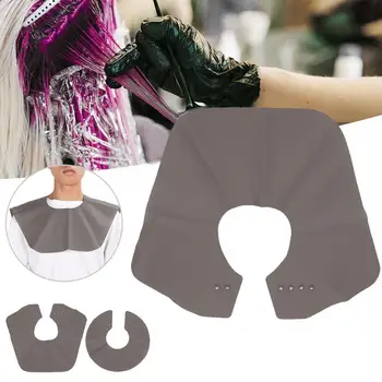 

Apron For Hairdresser Soft Silicone Haircut Shoulder Wrap Hair Dye Magnetic Neck Shield Shawl Salon Use Hairdressing Tools