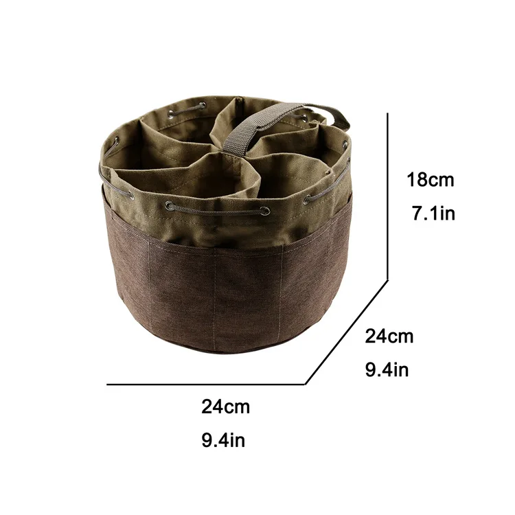 electrician tool bag 17 Bags Of Large-Capacity Gardening Wear-Resistant Umbrella-Haped Bucket Bag Hardware Tool Bag Portable Drawstring Storage Bag best electrician tool bag