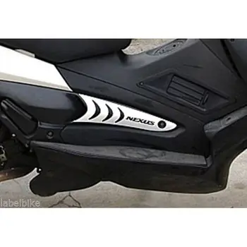 

2 resin stickers GEL caps platform compatible for GILERA NEXUS 300-500-Bianco