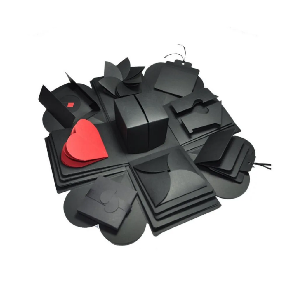 Ручной работы Diy сюрприз любовь взрыв коробка подарок взрыв для юбилея скрапбук Diy Фотоальбом подарок на день рождения