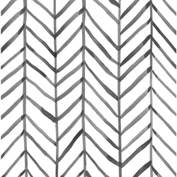 Thick Geometric Self-adhesive Wall Stickers Background Wall Waterproof Wallpaper Simple Black and White Line Kids Room Sticker