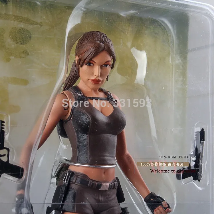 Экшн фигурка NECA Tomb Raider Underworld Лара Крофт из ПВХ 7 дюймов 18 см|Игровые фигурки и
