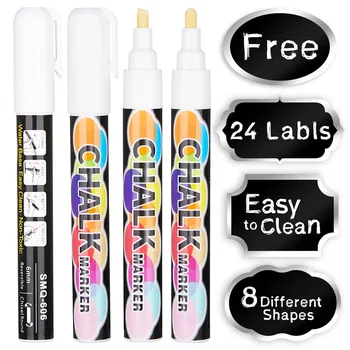 

8 Colors Erasable Highlighter Pen Multicolor Markers Pen Special Pen for Fluorescent Board Stationery 04451