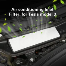 

Bafire 1 Pc Air Conditioning Inlet Filter External Filter Element For Tesla Model 3 Air Filters