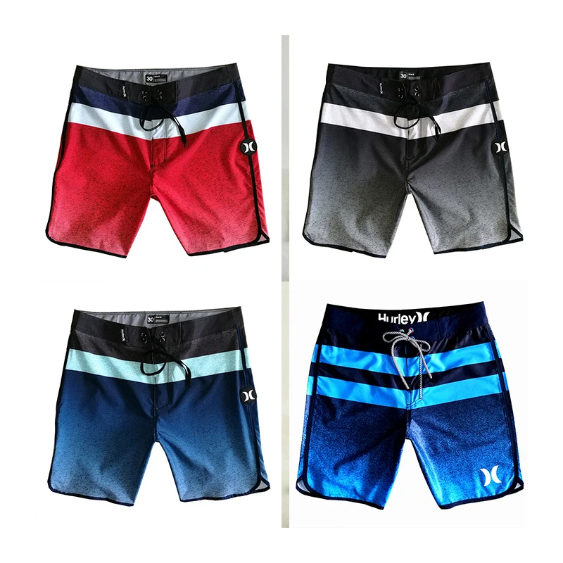 Bermudas de natación para hombre, pantalones cortos de tablero de troncos para playa, correr, surfear, deportivos, Hurley-40