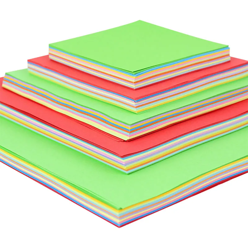 8x8 Inch Waterproof Origami and Craft Paper Multi Color Assorted Sheets 