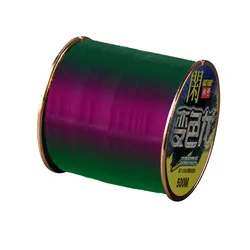 Ligne de pêche en Nylon à couleurs changeantes, revêtement en fluorocarbone, Monofilament, mer/eau douce, carpe, fil Leader, accessoires de pêche, 500m 