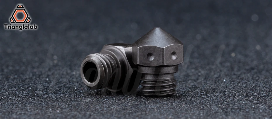 Trianglelab Swiss MK10 закаленная стальная насадка PTFE для микро швейцарского Hotend M7 резьба Wanhao FlashForge qidi Tech Dremel