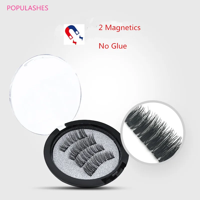 Magnetic eyelashes with 2 magnets magnetic lashes natural false eyelashes magnet lashes Magnetic eyelashes with 2 magnets magnetic lashes natural false eyelashes magnet lashes