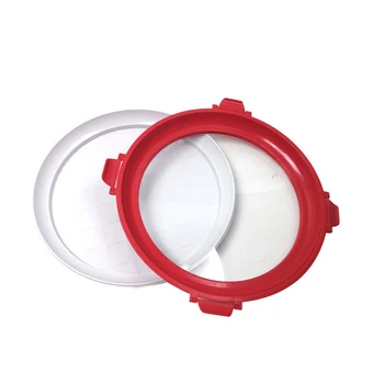 

Reusable Meat Kitchen Supplies Storage Container Vegetables Household Round Keep Fresh Food Preservation Tray Fish Stackable