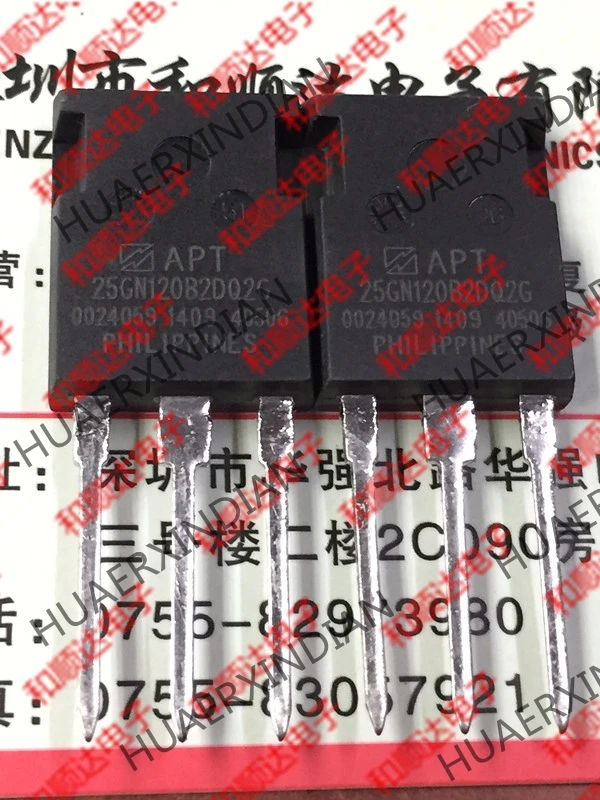 20 шт./лот APT25GN120B2DQ2G-247 с изолированным затвором(IGBT) 1200V 67A