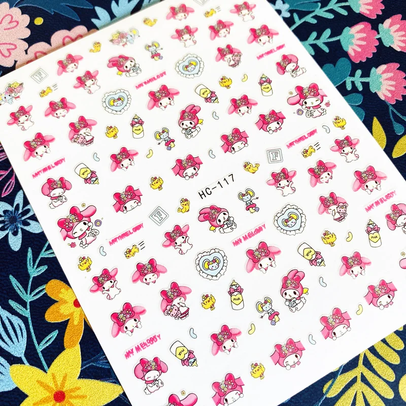 

Newest HC-117-181-182 Chick bunny 3d nail art sticker nail decal stamping export japan designs rhinestones decorations