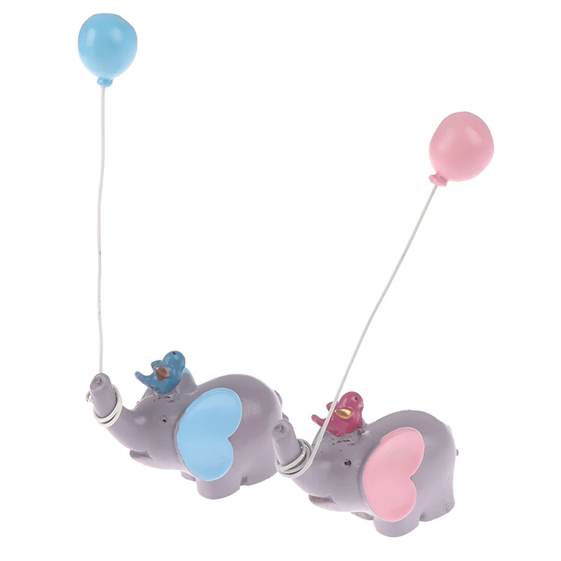 Милые воздушные шары птица слон животные вечерние топперы для торта Baby Shower мальчик девочка день рождения украшения дети с днем рождения подарки