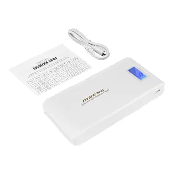 

PINENG Mobile Power Bank PN-929 15000mAh Dual USB LCD Flashlight Powerbank External Phones Battery Charger