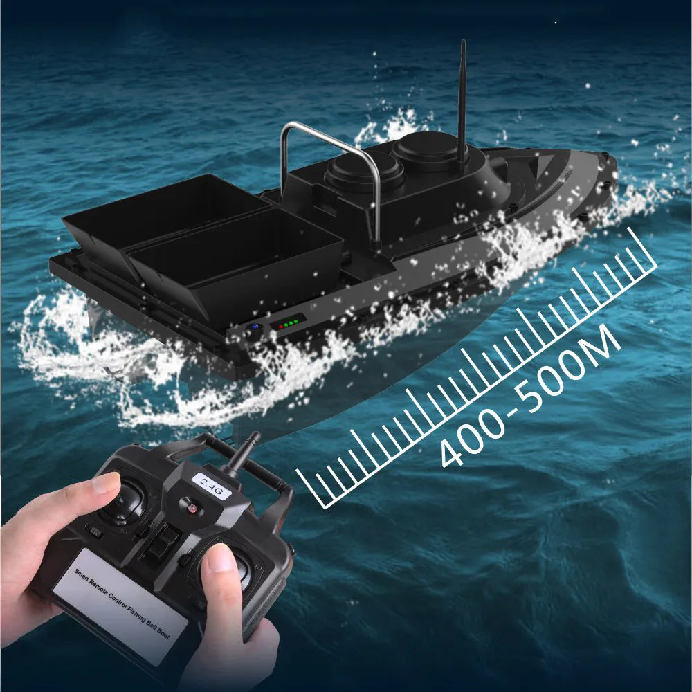 

Fishing Tools Smart RC Bait Boat Toys Double Motor Fish Finder Detector Ship Boat Remote Control 500M Fishing Boats Speedboat