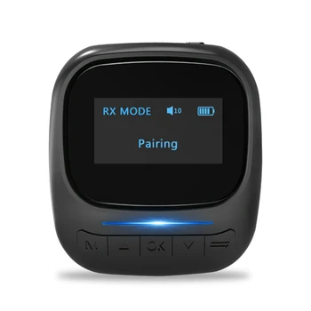

B36 2 in 1 Mini Wireless Receiver Transmitter Bluetooth 5.0 Audio Adapter with Screen 3.5mm Wireless Music Transmitter Receiver