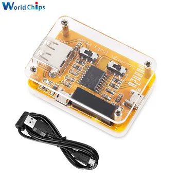 

ADUM4160 USB to USB Isolator Module 1500V Industrial Isolator Protection with Acrylic Case For HIFI System USB Debugging Device
