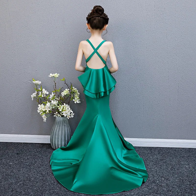 Китайское свадебное платье для девушек принцессы стандарта Qi Pao Vestido вечерние