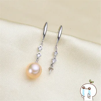 

Classic Earrings Component and Findings, Stud Earrings Settings Mountings Parts, Nice Gift Mounts for Pearls Jade Corals Stones