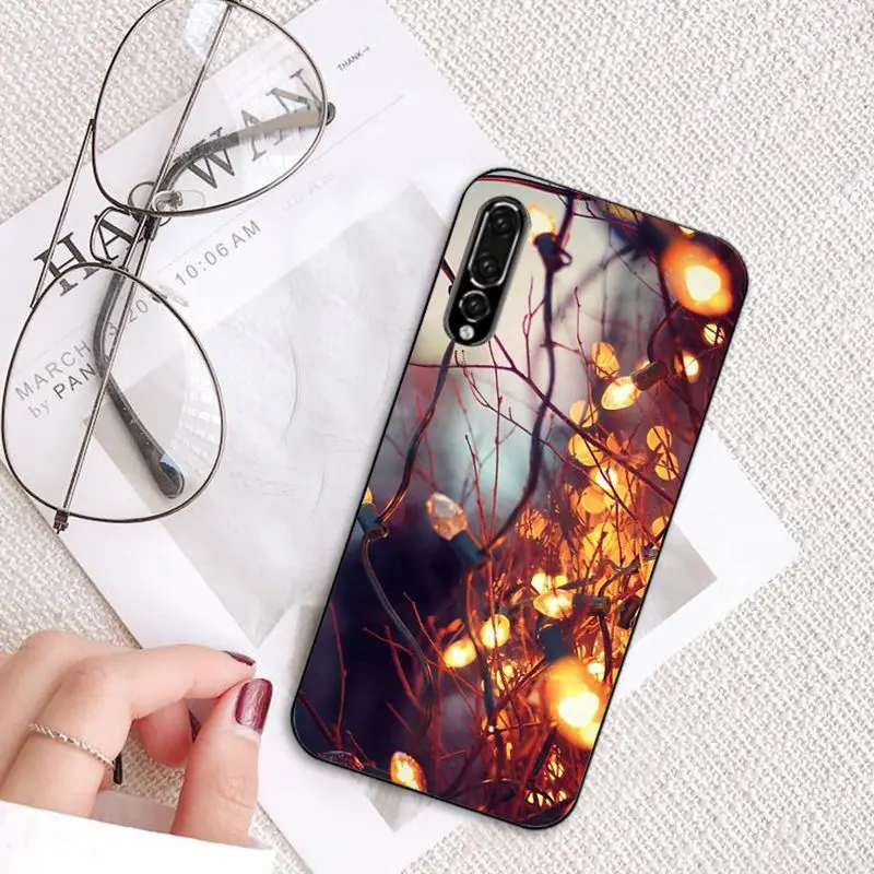 A15 Babaite Пейзаж Зима светильник снег чехол для телефона для huawei P20 P30 P20Pro P20Lite P30Lite Psmart P10 9lite - Цвет: A15