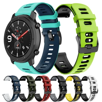 

GTS Bip Correa Silicone Band for Huami Amazfit GTR 47mm 42mm Strap Amazfit Pace / Stratos 3 2 Watchband Bracelet ремешок 20 22mm