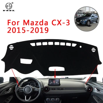 

PNSL Car Dashboard Cover Dash Mat Dash Pad Carpet For Mazda CX-3 2015-2019 Sun protection anti - slip anti - uv