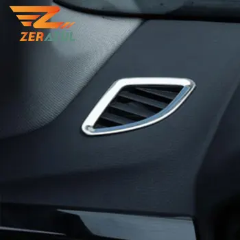 

Zeratul for BMW X1 F48 2016 2017 2018 Stickers Accessories Car Chrome Front Air Vent Cover Trim Air Conditioning Sticker