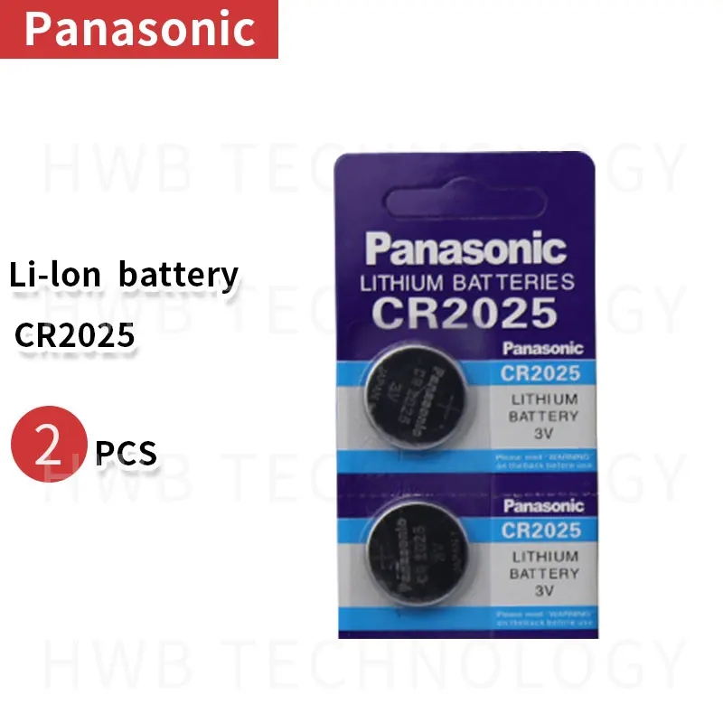 PANASONIC 2шт cr2025 ECR2025 BR2025 DL2025 KCR2025 LM2025 3 в кнопки сотового монета литиевые батареи для часов автомобиля игрушки