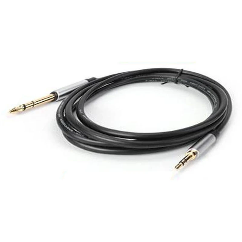 2Pcs 4Ft 1 4 Inch Male to 1 8 Inch 3 5mm Male to Male Stereo o Cable o Jack Headphone Cable for Guitar Amplifier