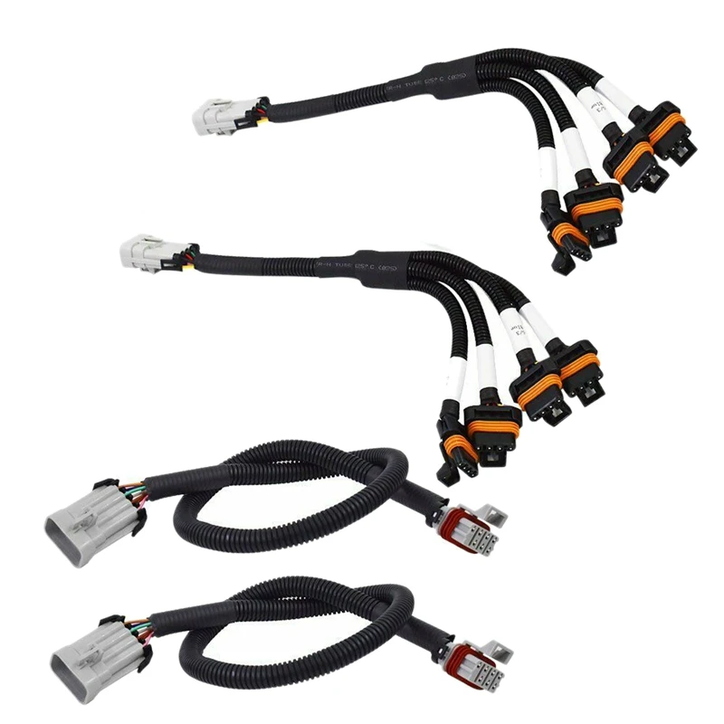 

4Pcs Coil Pack Relocation Kit for LS1 LS6 LSX Included Coil Harness and 36 Inch Extension