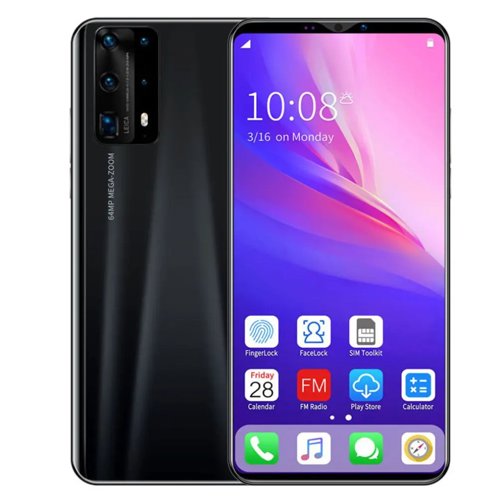 Dual-Core P40 Pro Smartphone 5.8 Inch Screen