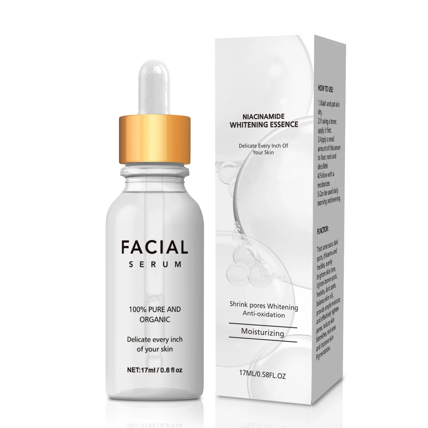 100% Niacinamide Whitening Essence Vitamin B5 is added to increase skin elasticity and resist free radical erosion matte sunscreen stick to resist strong summer sun exposure refreshing moisturizing repairing skin isolating ultraviolet rays