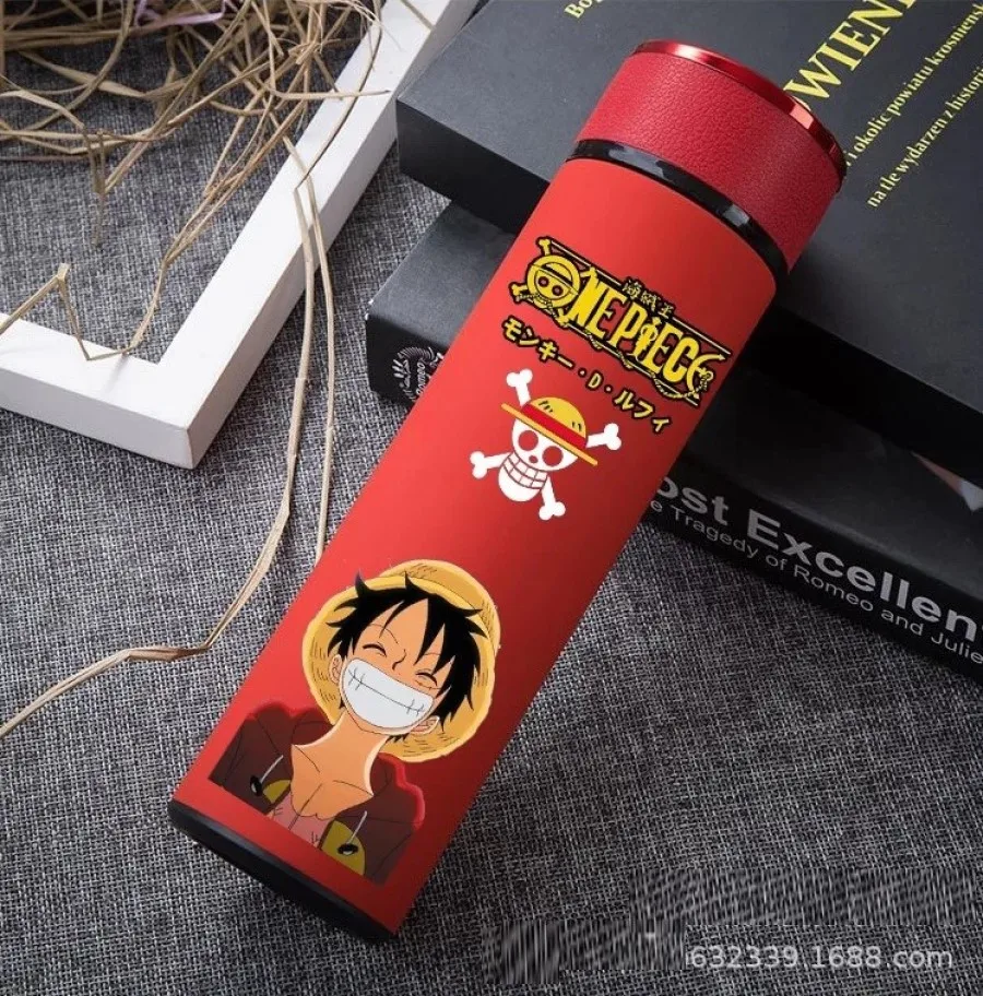 Японский мультяшный термос из нержавеющей стали аниме цельный Luffy Cosplay Вакуумная