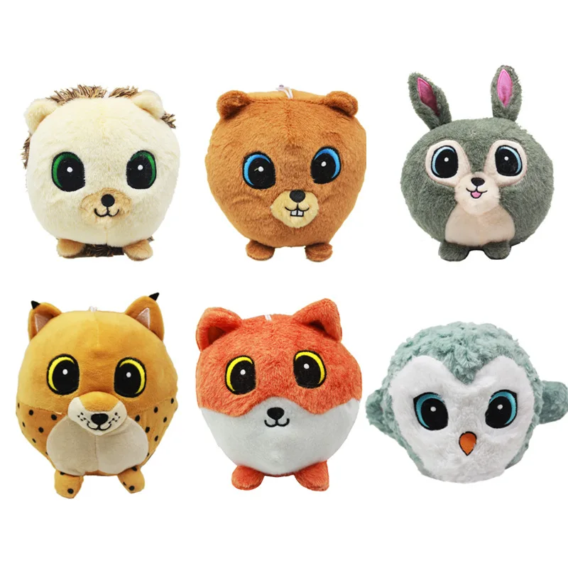 

Funny Sweetie Animal Plush Toy Rabbit Owl Fox Beaver Gang slodziaki Stuffed Dolls Kids Christmas Child Valentine's Day Gift