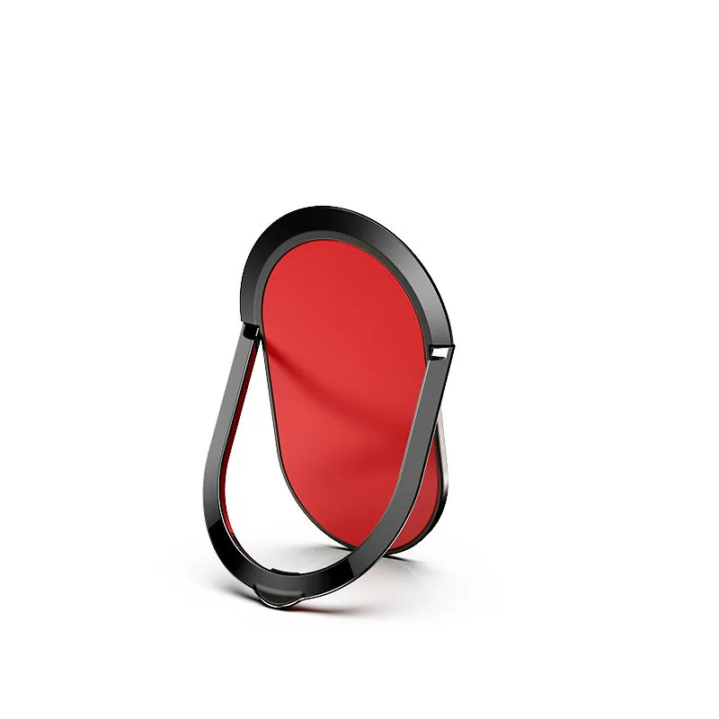 Пальчиковые держатели-подставки для телефонов круглая ручка держатель телефона смартфон для Iphone 7 Xiaomi Mi8 Plus сотовая розетка для мобильного телефона кольцо держатель - Цвет: oval Red