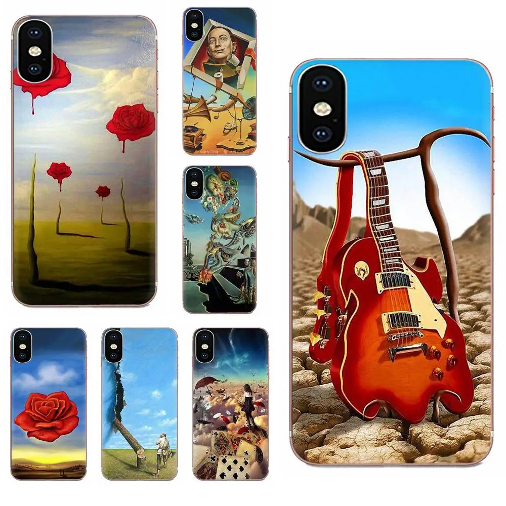 TPU Fashion Original Salvador Dali Art For Xiaomi Redmi Mi 4 7A 9T K20 CC9 CC9e Note 7 9 Y3 SE Pro Prime Go Play | Мобильные