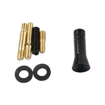 

Car Short Decoration Antenna Aerial Universal Replacement for Auto Carbon Fiber Screw Aluminum Vehicle