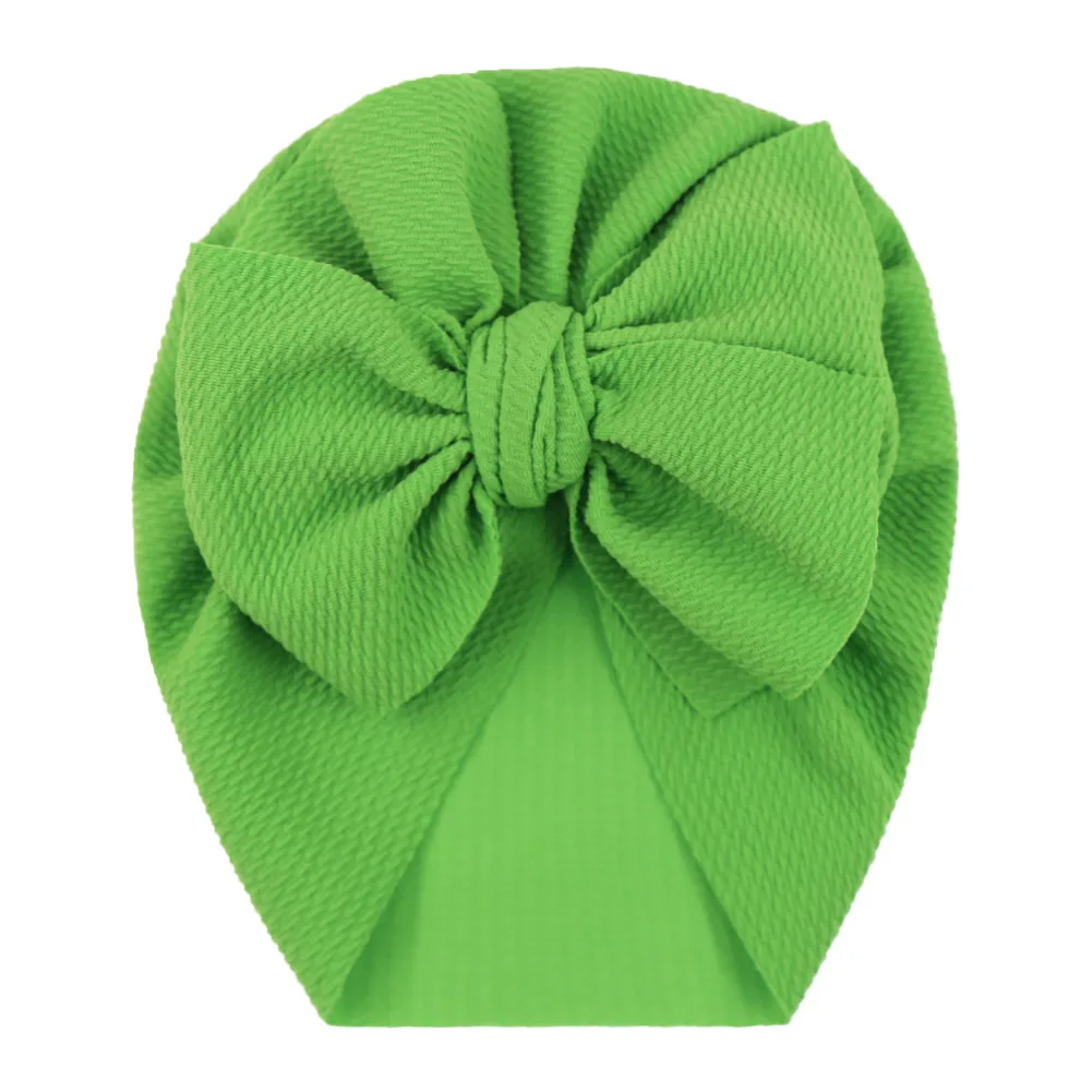 Big Bow knot Baby Girls Hat Newborn Photography Props Solid Color Baby Hat Turban Knot Head Wraps Baby Kids Bonnet Beanie custom baby accessories
