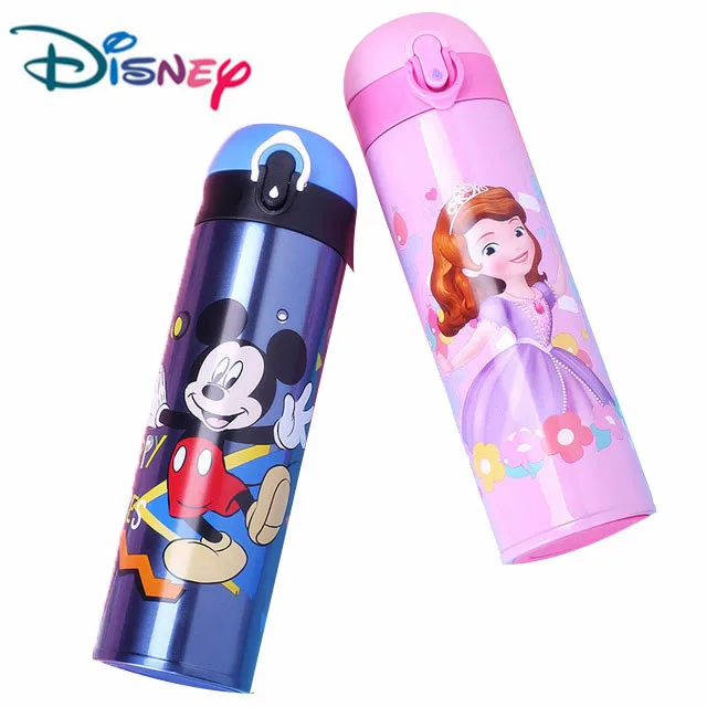 

Disney 500ML Thermos Feeding Bottle Vacuum Flask Insulation Feeding Cup My Bottles Leak-poof Student Thermos Cup Car Kettle