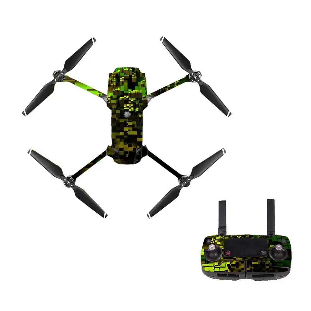 Trend Style 9 Decal Skin Sticker For DJI Mavic Pro Drone + Remote Controller + 3 Batteries Protection Film Cover