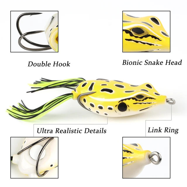Pcs Frog Topwater Fishing Lure  Frog Lure Snakehead Topwater