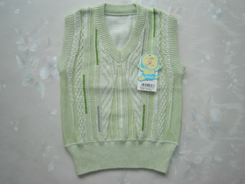 

2018 New Style Brand Betopic Item Number 20-87 Pure Cotton Wire Sweetheart Neckline Oblique Convex Pattern CHILDREN'S Sweater