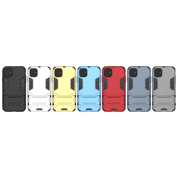 

Case For Iphone 11 5.8 6.1 6.5 2019 XR XS MAX 7 6 Galaxy S9 Plus Kickstand Ironman Shockproof Hybrid Hard PC+TPU Cover 100pcs