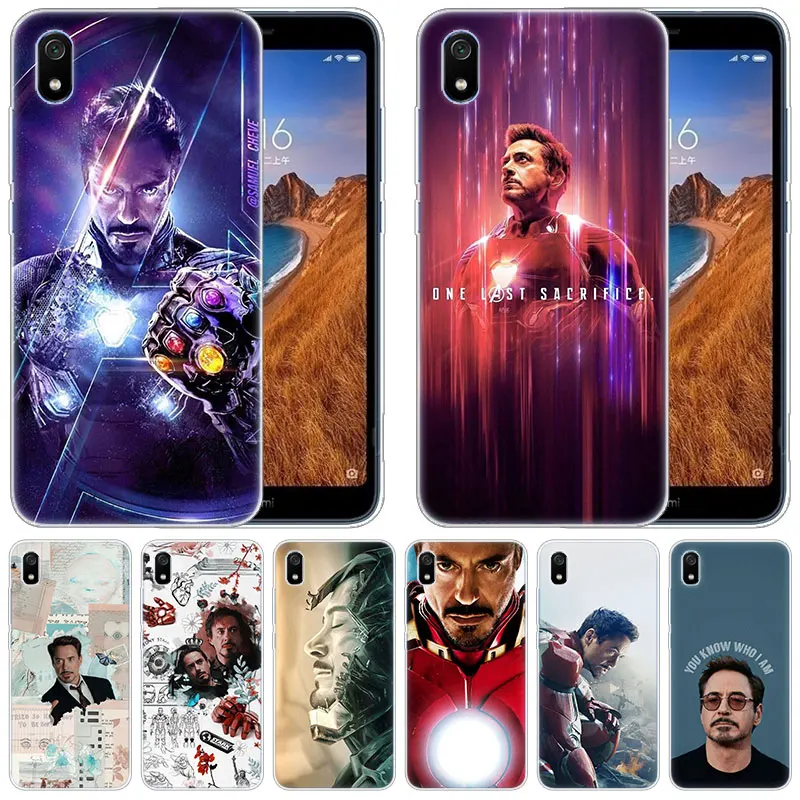 

Soft Silicone Case Marvel Iron Man Robert Downey Jr for Xiaomi Redmi K20 Pro 7 7A 6 6A 4X 5 Plus S2 GO Note 8 7 6 5 Pro 4