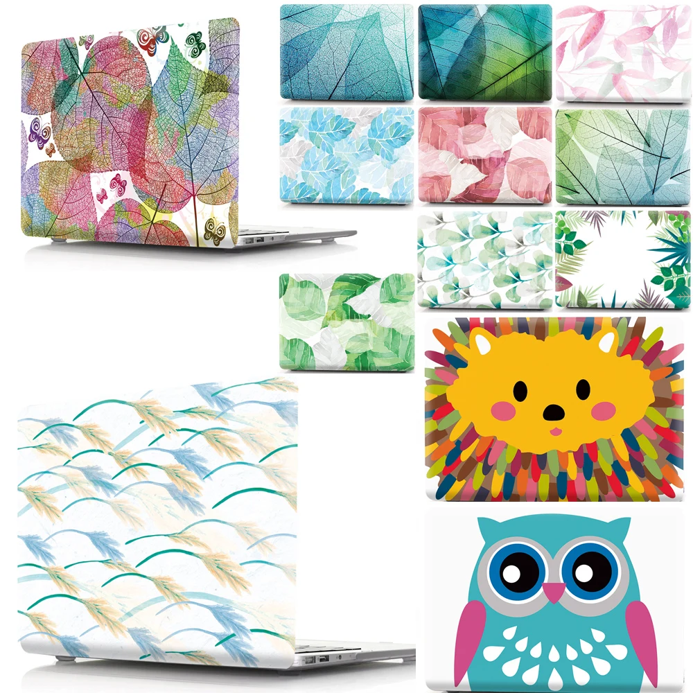 Laptop PC Customized Shell Cover Case For Apple MacBook Air Pro Retina 11 12 13 15 mac book 13.3 inch with Touch Bar A1706 A1708